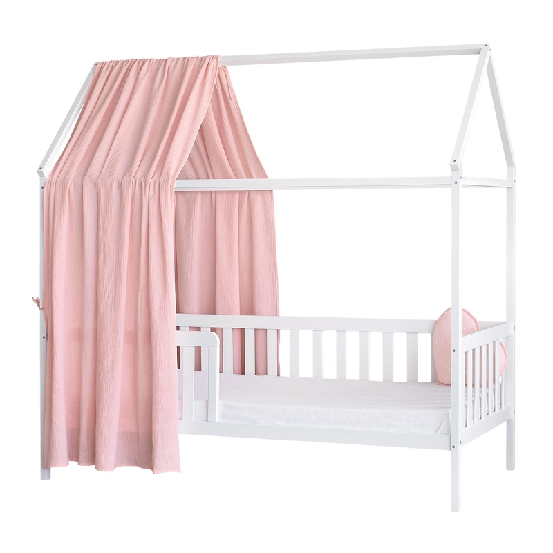 Bio Hausbett-Himmel rosa 350cm 1 Stück