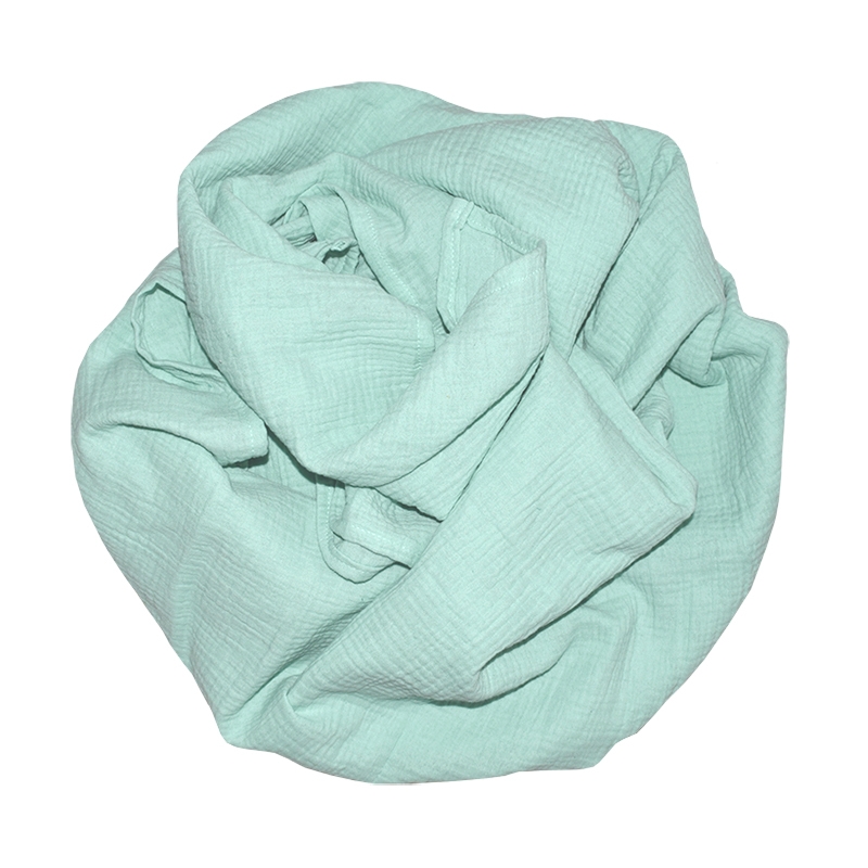 Swaddle/Pucktuch Musselin mint 120x120cm
