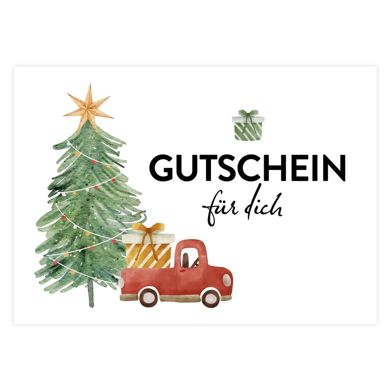 Geschenkgutschein &#039;Weihnachtspost&#039; (E-Mail)