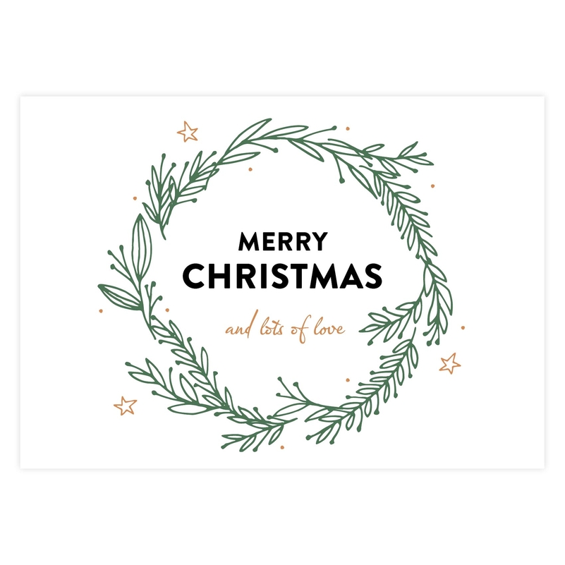 Geschenkgutschein &#039;X-Mas&#039; englisch (E-Mail)