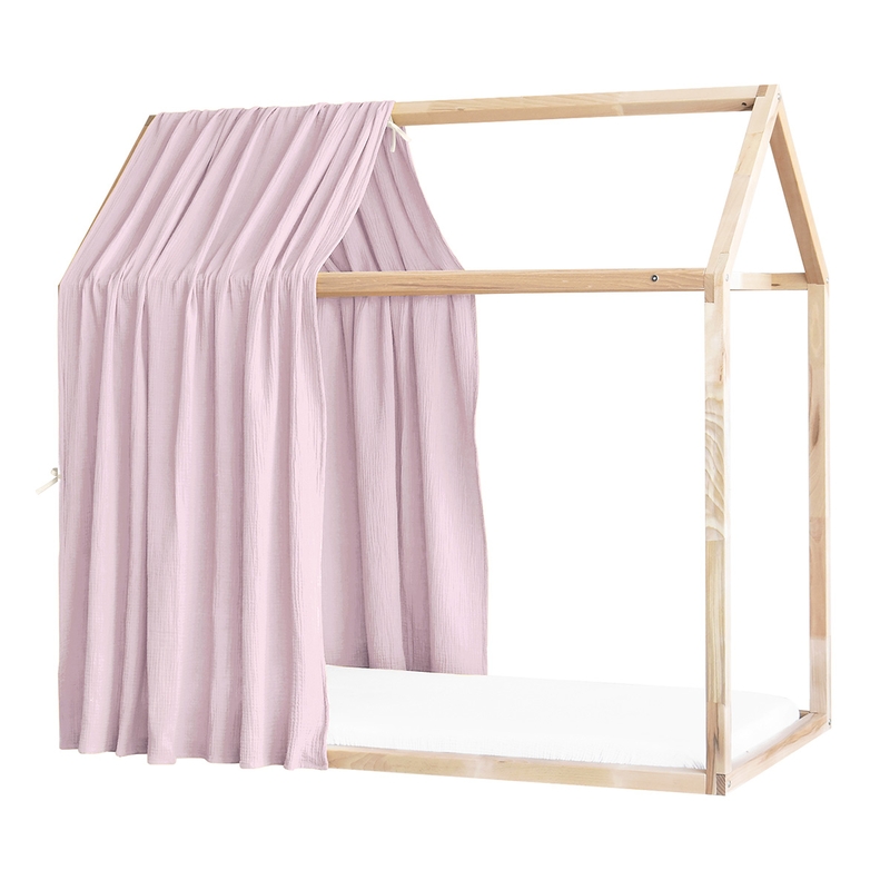 Hausbett-Himmel Musselin flieder 1 Stück