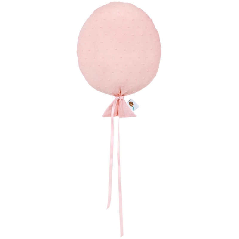Wanddeko &#039;Luftballon&#039; 3D Punkte rosa 25cm