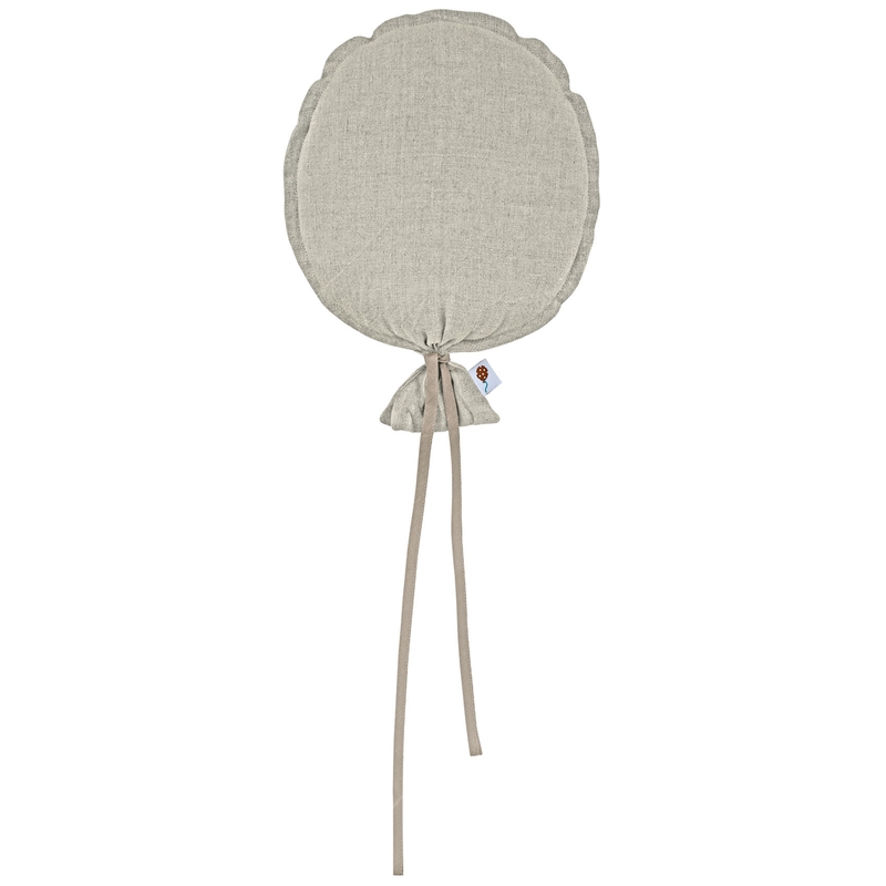 Leinen Kinderzimmer Wanddeko &#039;Luftballon&#039; beige recycelt