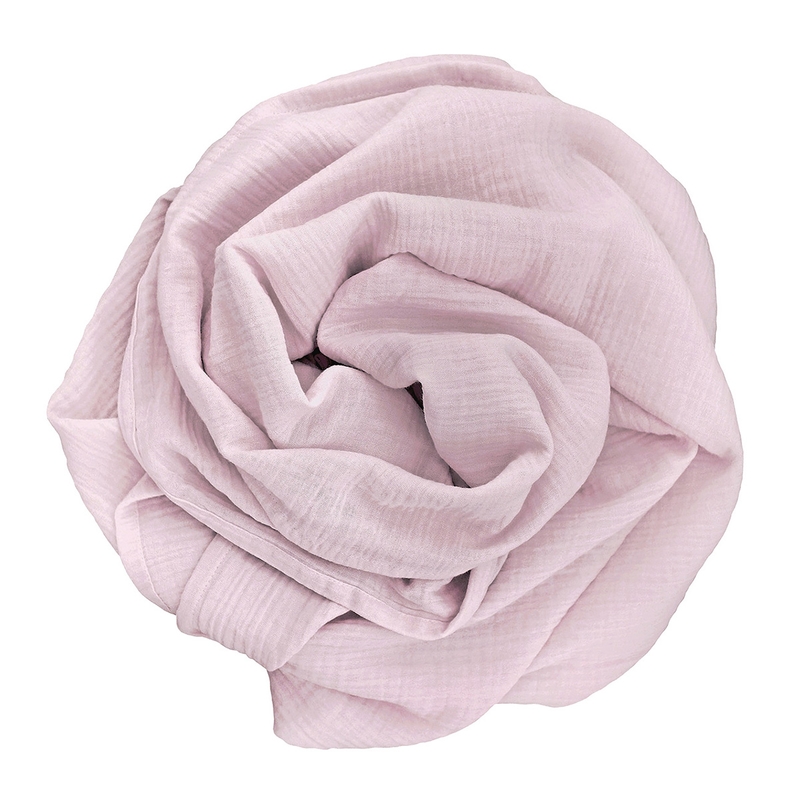 Swaddle/Pucktuch Musselin flieder 120x120cm