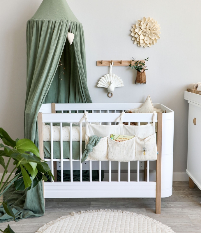 Babyzimmer &#039;Boho&#039; in Khaki &amp; Creme
